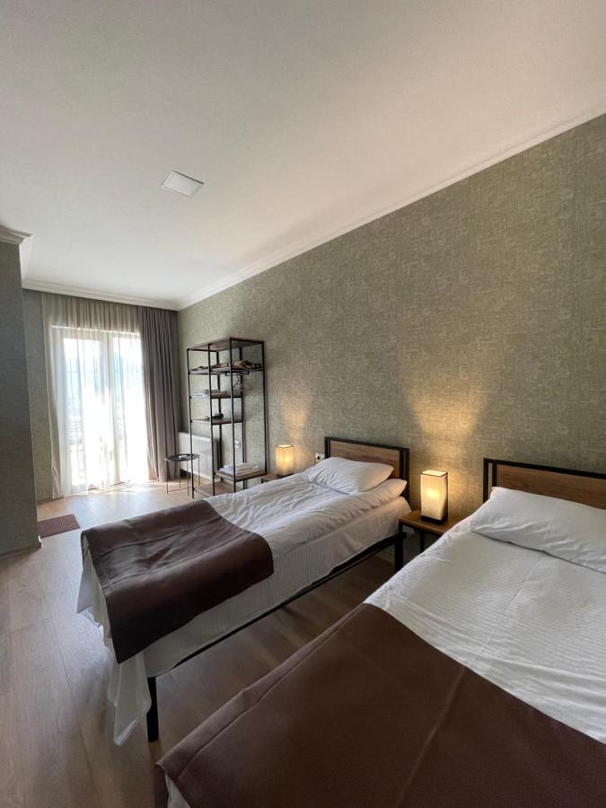 Aldema Hotell Kazbegi Eksteriør bilde